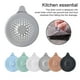 thumbnail image 4 of Matsuzay Reemplazo de la cubierta del filtro del lavabo del fregadero de la cocina de la oficina, colector de pelo reutilizable de silicona, Juegos de accesorios de baño Blanco, 4 of 6