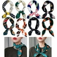 thumbnail image 2 of Coofit 8 Pcs Foulard Carré Mode Imprimé Doux Foulard de Cou Foulard pour Femmes, 2 of 10