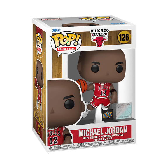 Funko POP! Basketball NBA Chicago Bulls Michael Jordan #126 [#12 (February 14, 1990)] Upper Deck Exclusive