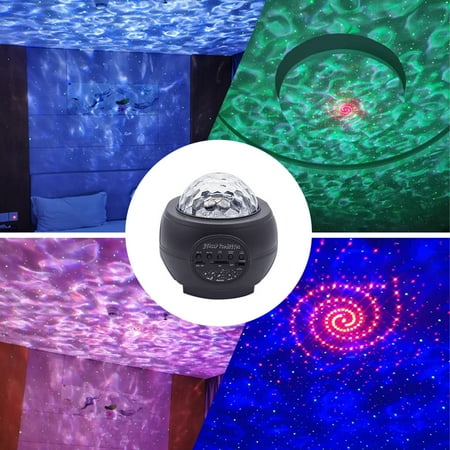 

Dalx LED Light Music Bluetooth Nightlight Rotating Night Lamp Rechargeable USB Sleeping Light