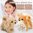 thumbnail image 2 of CAROOTU Electric Plush Toy Dog Walking Simulation Dog Barking Electronic Pet Dog, 2 of 7