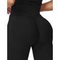 thumbnail image 5 of IDOPIP Workout Sets for Women Seamless Scunch Butt Lifting Impact Leggings Longline Strappy Halter Sports Bra Top 2 Piece Gym Active Outfits, 5 of 7