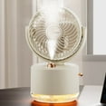 thumbnail image 2 of Binwennn Head Plug In Mini Convenient Desktop Fan Dormitory Humidification Spray Fan Practical Small Fan Functional Humidifier Fan Window Ventilator Fan Clip Fans Wall Mounted Fan Oscillating with, 2 of 8