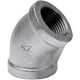 thumbnail image 1 of Hierro maleable galvanizado 45° 1.5 de Elbow Anvil International, 1 of 1