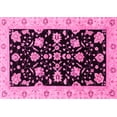 thumbnail image 1 of Ahgly Company Indoor Rectangle Oriental Pink Traditional Area Rugs, 4' x 6', 1 of 4