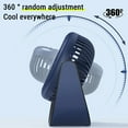 thumbnail image 5 of sruoe Tabletop Fan, Desk Fans Small Quiet, Desk Fan with Clip, Standing Fan, Fans for Bedroom, Personal Fan, Rechargeable Fan, Small Fans for Desk, Bladeless Table Fan, USB Table Smart Fan, 5 of 5