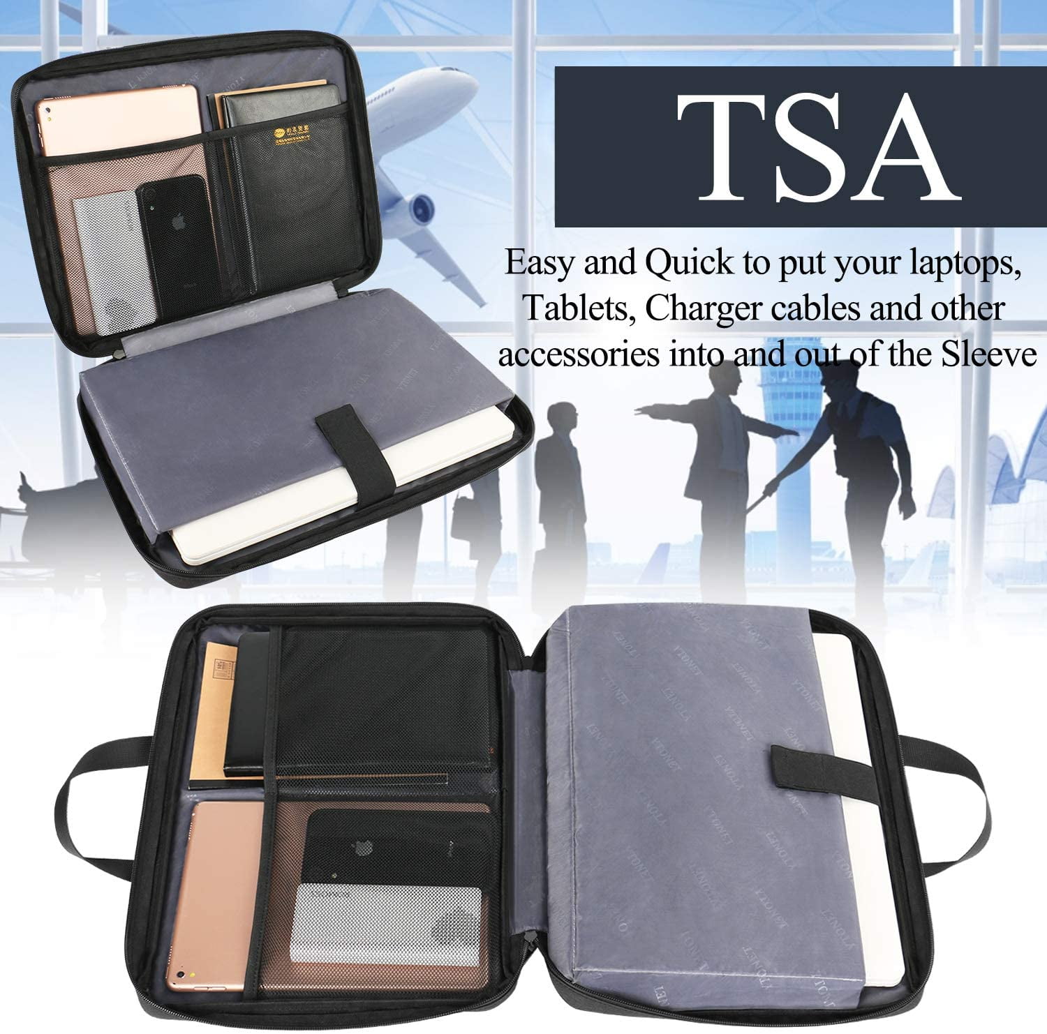 ytonet laptop briefcase