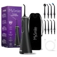 thumbnail image 1 of MySmile LP211 Hydropulseur Sans Fil Irrigateur Buccal Portable, 8 Embouts, Noir, 1 of 8