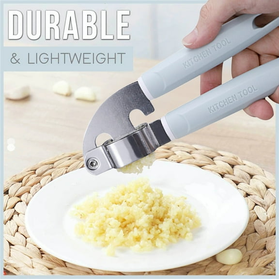 Clearance Garlic Peeler under $5 Stainless steel Home Kitchen Mincer Tool Garlic Press Crusher Squeezer Masher