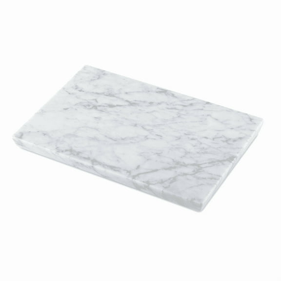 Koville Luxury Marble Granite Cutting Board for Kitchen,Rectangle, 12*8in, Bianco Carrara
