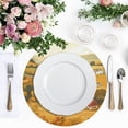 thumbnail image 4 of Ryvnso Meadow Landscape Round Plate Mats Dining Table Placemat Set of 4 for Holiday Decoration, 4 of 7