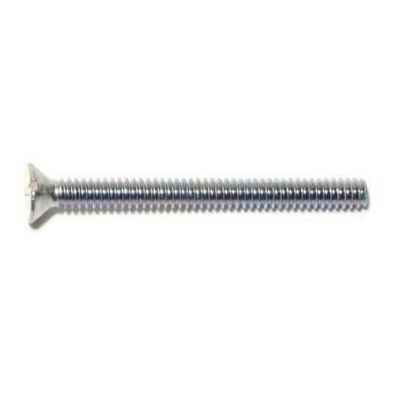 #6-32 x 1-1/2" Zinc Slotted Flat Head Machine Screws MSCFS-135 (36 pcs.)