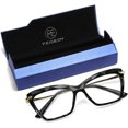 thumbnail image 5 of Gafas de sol con montura de ojo de gato y lentes transparentes para mujer B2440, 5 of 5