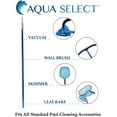 thumbnail image 5 of Aqua Select Telescoped Vacuum Pole for Swimming Pools, 6' - 18', 5 of 7