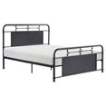 thumbnail image 1 of Lexicon Blanchard Metal Queen Platform Bed in Mottled Silver, 1 of 6