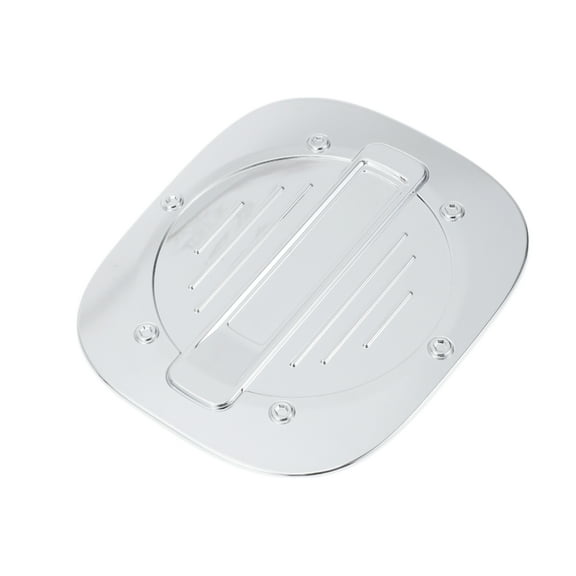 Fuel Tank Door Cap for Ford Escape 2020-2025 Fuel Filler Flap Cover Adhesive Type Chrome Silver Tone ABS