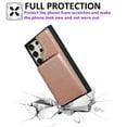 thumbnail image 4 of Compatible with Samsung Galaxy A56 5G Wallet Phone Case,Magnetic Detachable Zipper Card Wallet,With Card Slots,Wrist Strap,PU Leather Shockproof Anti-fall Rugged Phone Case Cover,Rosegold, 4 of 11
