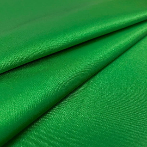 Stretch Charmeuse Satin Fabric 60 Inches Kelly Green