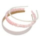 thumbnail image 1 of Juego de diademas de moda de 3 piezas, diademas de diferentes diseños, diademas plisadas, diademas de color sólido, accesorios para el cabello de perlas de imitación para fiesta de mujer rosa, 1 of 7