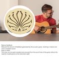 thumbnail image 4 of Cubierta de orificio de sonido de madera para reducir la retroalimentación, cubierta de orificio de sonido para guitarra a prueba de polvo para guitarra acústica de 41 pulgadas, 4 of 8
