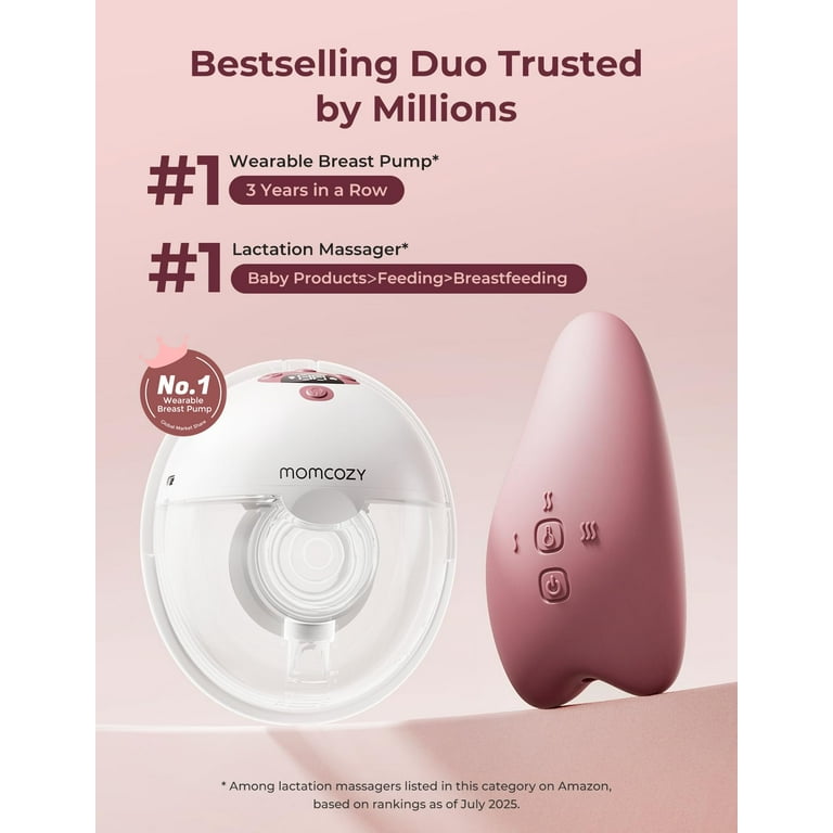 Momcozy M5 Breast Pump & A1 Lactation Massager Combo