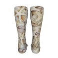 thumbnail image 6 of Kdxio Starfishes On Seashells Funny Silky Novelty Funky Long Knee High Socks Soft 3D Print Cosplay Crazy Stockings for Men Women, 6 of 8