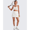 thumbnail image 7 of G4Free Wrapped Front Pleated Tennis Skirts for Women High Waisted A Line Golf Skorts Soft Athletic Inner Shorts with Pockets, 7 of 7