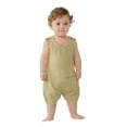 thumbnail image 3 of Sngxgn Girl Baby Girls Ruffle Sleeve Bodysuit Toddler Girl Shirts Jumpsuit(Khaki,66), 3 of 6