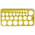 thumbnail image 3 of Geometric Drawing Template Drafting Stencil Measuring Tool Plastic Ruler for Architecture Office Study Design Building, 3 of 8