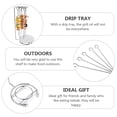 thumbnail image 4 of 1 Ensemble de Support Suspendu en Acier Inoxydable pour Cintre et Barbecue, 4 of 9