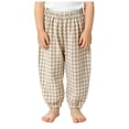 thumbnail image 3 of JFOPQVSM Classic Casual Pants for Boys Thin Cotton Stripe Elastics Waist Spring Summer Trousers Toddler Long Pants (0-8Y), 3 of 9