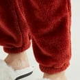 thumbnail image 6 of successthop Button Down Pajamas for Women Flannel Long Sleeve Collar with Pant Solid 2 Pieces with Pockets Loungewear, 6 of 9