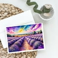 thumbnail image 2 of English Lavender in Color Greeting Cards and Envelopes Pack of 8 7 in x 5 in, 2 of 3