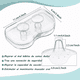 thumbnail image 2 of Pezonera Para Lactancia Protectora, 2 Protectores Para Pezón Transparentes, 2 of 5