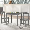 thumbnail image 2 of TMS Hayden 3 Piece Kids Table & Chair Set, Gray Finish, 2 of 4