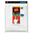 thumbnail image 2 of Mens 5 Pack Classics White V-Neck Tee 043935552589, 2 of 2