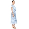 thumbnail image 2 of Vestido midi con estampado floral Roman Fashion /Juvenil, 3833 (Azul marino) azul CH, 2 of 5
