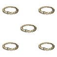 thumbnail image 1 of Thinsony Distinctive Gothic Punk Dragon Scale Bangle 48 inches Cool and Contemporary Light Gold 8.26 Inch 5Set, 1 of 6