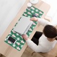 thumbnail image 3 of Long Mouse Pads for Desk,Green Christmas Tree and Snowflake Desk Mats on Top Of Desks, Desk Mouse Pad Extra Large with 3mm Non-Slip Base and Stitched Edge for Gaming,Work,Home 31.5x11.8in, 3 of 4