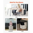 thumbnail image 6 of KFFKFF Under Desk Space Heater, Portable Rollable Foot Warmer for Home and Office Use, Timer Function, Quiet Operation for Legs and Ankles, Touch and Remote Control, Electric Surround Warming Pad, 6 of 9