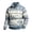 16#Light Blue, variant on Fair Isle Sweatshirt for Men Long Sleeve Quarter Zip Stand Collar Pullover Trendy Fall Winter Casual Outdoor Streetwear Top Brown 2XL