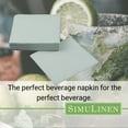 thumbnail image 4 of SimuLinen Cocktail and Party Napkins Beverage Napkins - LIGHT GREY - 250 Beverage Napkins, 4 of 8