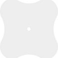 thumbnail image 4 of 18"OD x 1"ID x 6 1/4"C x 1"P Luna Architectural Grade PVC Contemporary Ceiling Medallion, 4 of 11