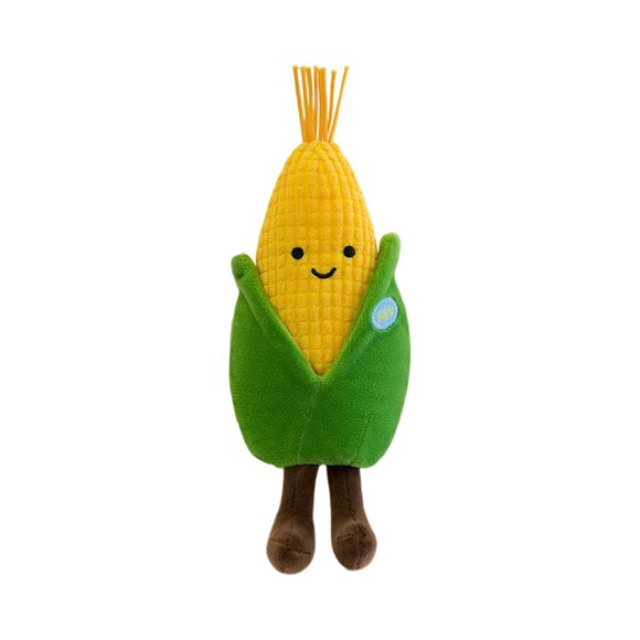 JeL-Ycat Peluches Douces en Maïs Végétal, Peluches Douces Rembourrées, Animaux en Peluche de Maïs Végétal Douillets et Doux, Poupée en Peluche, Cadeau Idéal pour l'Halloween / Noël / Anniversaire