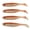 Orange, variant on BIMZUC Soft Bait T Tail Lure AR48 Swimbait 75mm / 2.95 inches 3.2g / 0.11 oz Artificial Tackle for Fisherman Seawater Freshwater Fishing - Red Head Color