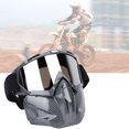 thumbnail image 4 of Gafas de moto unisex con estilo de piel de serpiente, protección para exteriores y todo tipo de clima, con máscara y lente desmontables, 4 of 8
