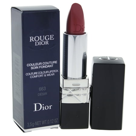 Rouge Dior Couture Colour Comfort and Wear Lipstick 663 Desir by Christian Dior for Women 0.12 Walmart