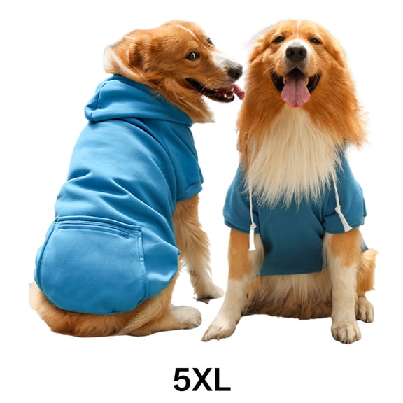 GASTROPOD Dog Clothes,Cat Clothes,Dog Dresses,Blue,5Xl