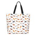 thumbnail image 1 of Balery Horses Bolsa Tote Estilo Estético con Cremalleras, Bolsa de Hombro, Bolsa de Compras Grande y Plegable, 1 of 8