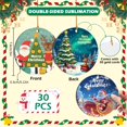 thumbnail image 2 of Blankos para Adornos de Sublimación Merkisa 30 Piezas para Árbol de Navidad, 2 of 7